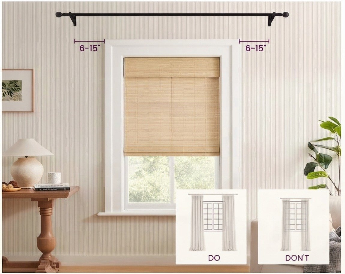 Curtain vertical seam example 1